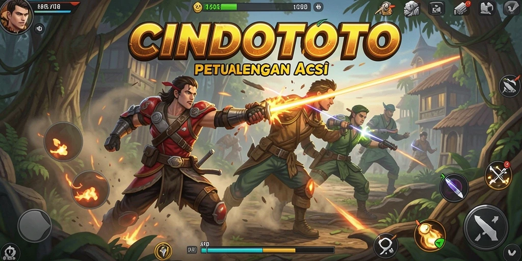 Tampilan gameplay mendebarkan di dunia CINDOTOTO.