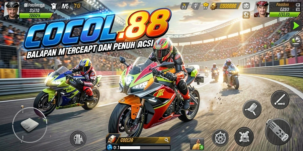 Tampilan gameplay seru dan realistis dalam COCOL88.