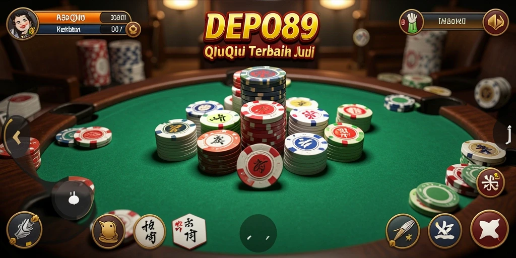 Gameplay seru DEPO89 dalam permainan QiuQiu yang menarik.