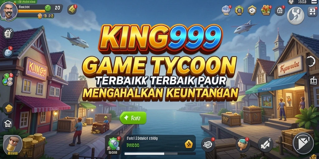 Tangkapan layar gameplay KING999 menampilkan keseruan membangun bisnis Tycoon.