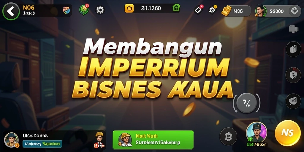 Gameplay N06 yang menantang dengan strategi bisnis.
