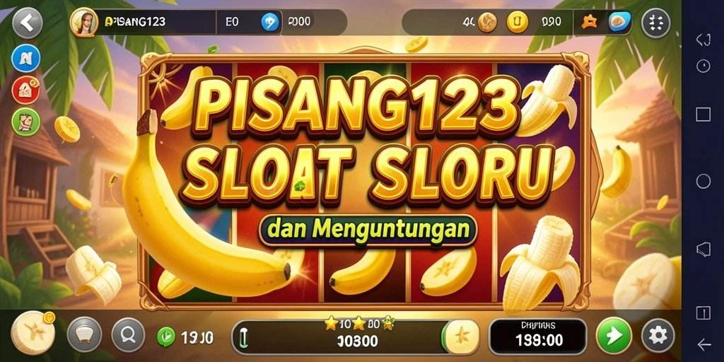 Tampilan gameplay SLOT PISANG123 yang menawan dan menarik.
