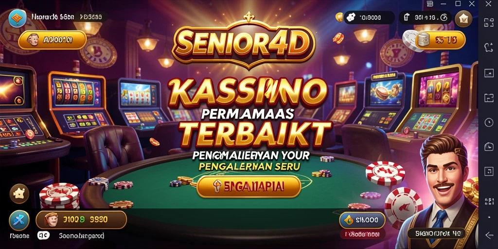 Screenshot gameplay SENIOR4D menampilkan aksi permainan Kasino yang mendebarkan.